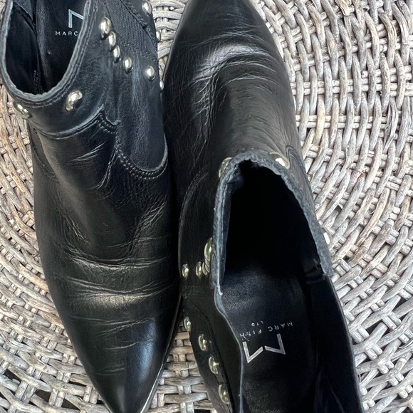 Mark Fisher Black Studded Ankle Boots size 7.5 - Picture 5 of 8